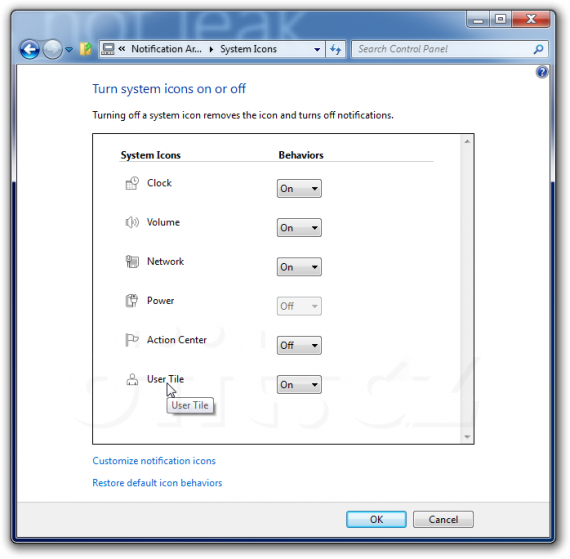 „Windows 8“ M1 - System Icons - User Tile