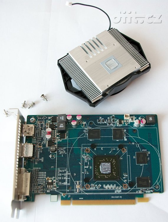 Sapphire Radeon HD 6670: chlazení Sapphire Radeon HD 6670: chlazení