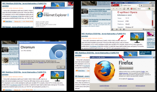 Firefox 4.0.1 a výrazný kerning