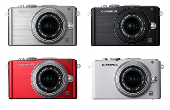 Olympus E-PL3 PEN lite barvy Olympus E-PL3 PEN lite barvy