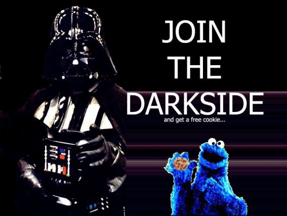 Join the darkside and get a free cookie Join the darkside and get a free cookie