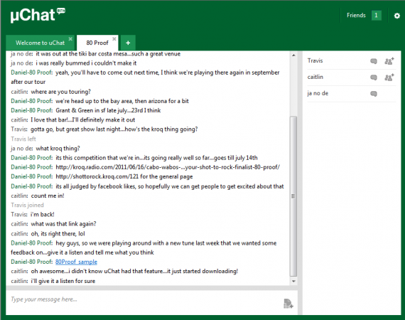 uTorrent 3.0: uChat uTorrent 3.0: uChat