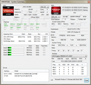 HWiNFO64 Summary: AMD A8-3850 (idle) + ASUS F1A75-V PRO
