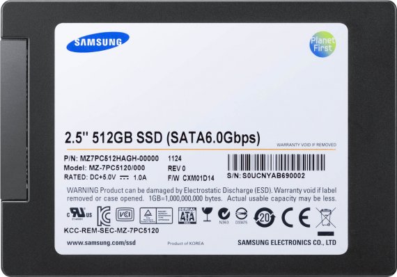 Samsung 512GB SSD MZ7PC512HAGH