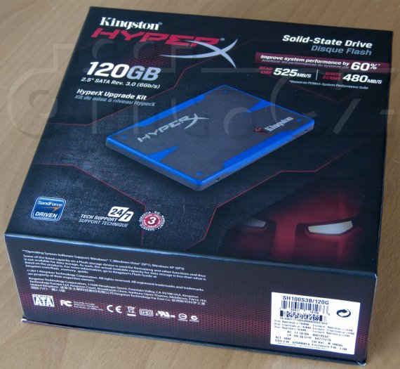 Kingston HyperX SSD 120GB - krabice