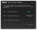 ASUS USB 3.0 Boost Installation - krok 1 hotov