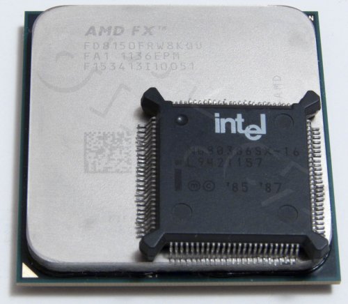 AMD FX-8150 v porovnání s Intel 386SX-16 ;-)