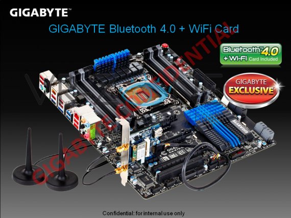 Gigabyte Bluetooth 4.0 + WiFi 802.11n Gigabyte Bluetooth 4.0 + WiFi 802.11n