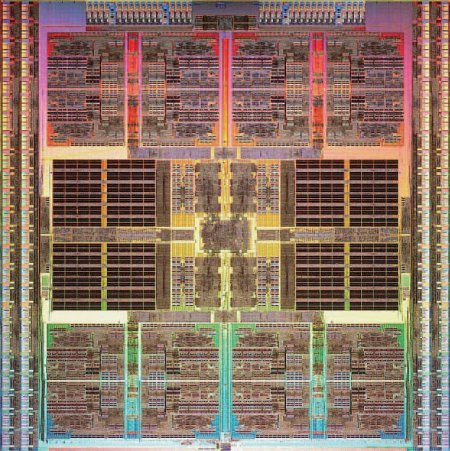 Fujitsu SPARC64 IXfx - die