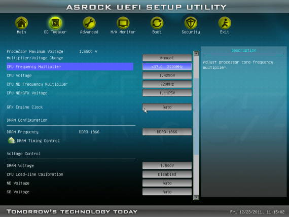AMD A8-3870K + ASRock A75M-HVS - taktování CPU